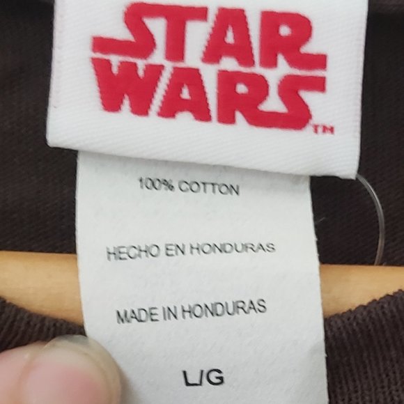 Men's Large Star Wars Chewy T-Shirt - Picture 3 of 7